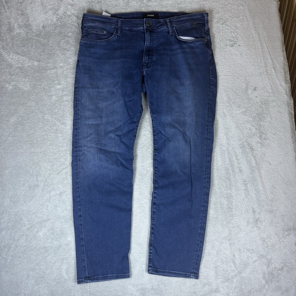 Mavi Jeans Jeans Mens 38x30 (Fits 38x30)‎ Denim Jake Slim Leg Dark Blue